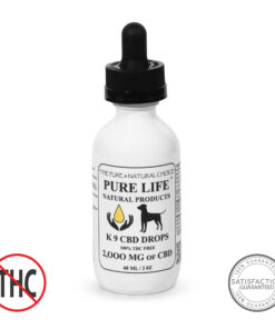 5 - Pure Life Natural Products - Dog Tincture Drops 30 ML 2,000 MG - no THC